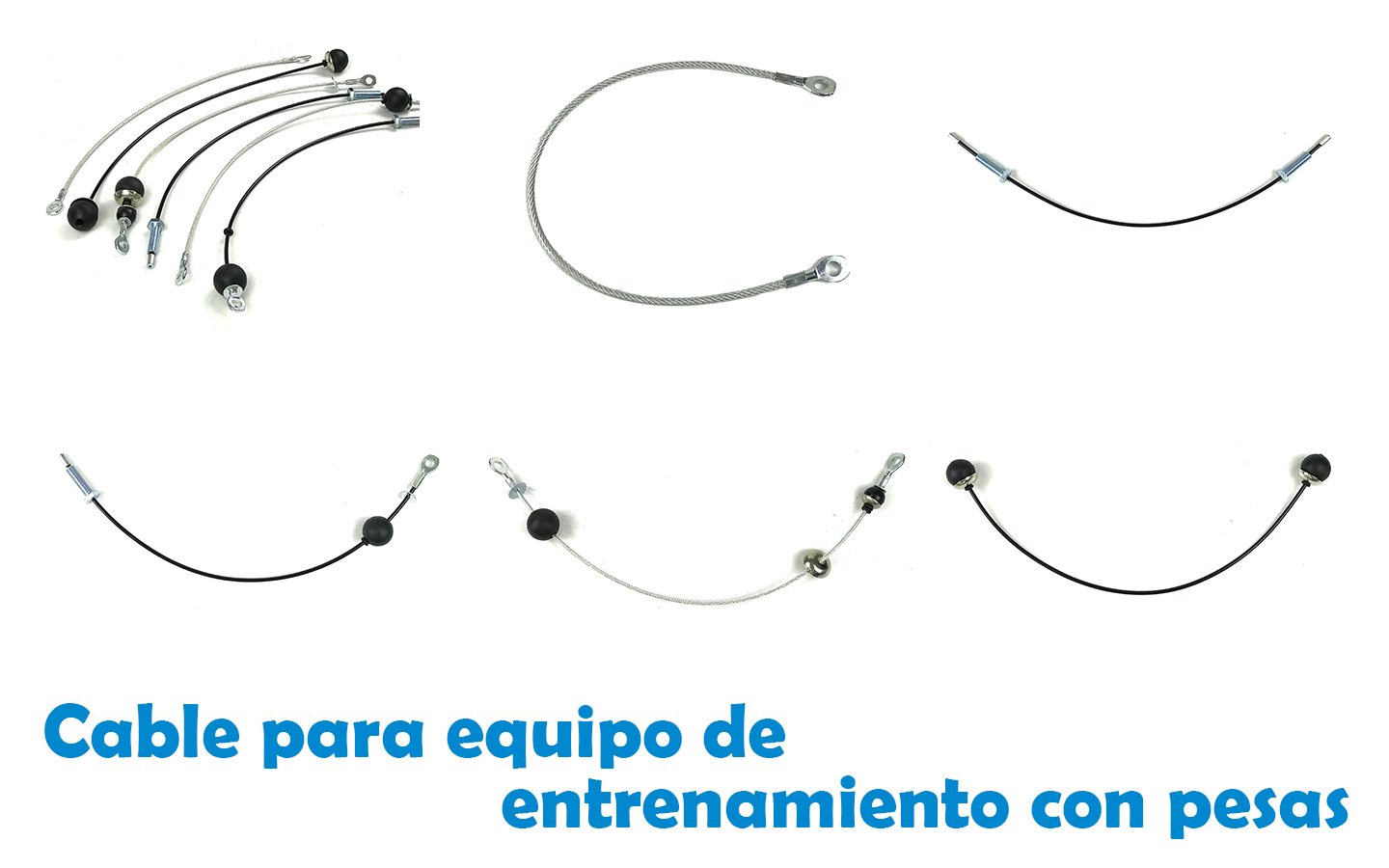Cable para equipo de entrenamiento con pesas